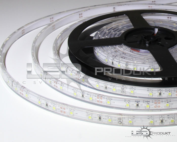 LED pásik SMD3528 60LED/m studená biela IP68