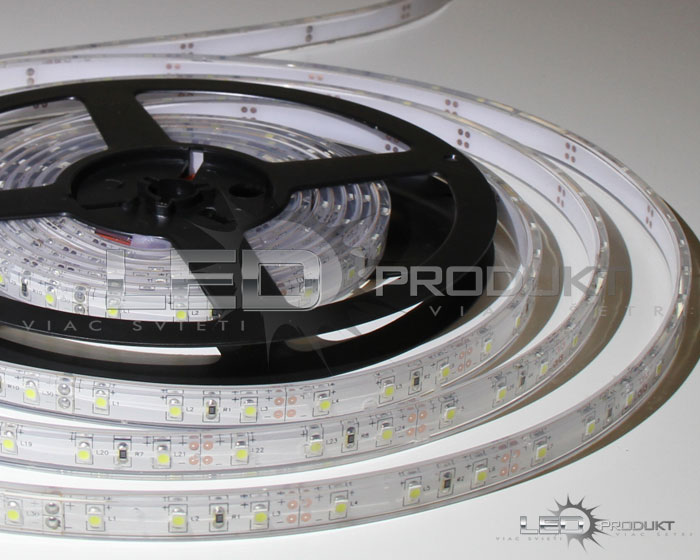 LED pásik SMD3528 60LED/m teplá biela IP68