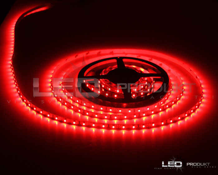 LED pásik SMD3528 60LED/m červená IP20