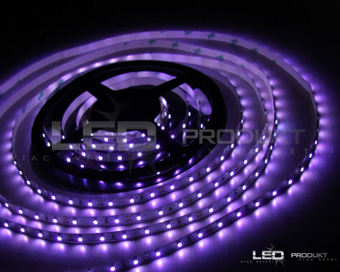 LED pásik SMD3528 60LED/m fialová IP20