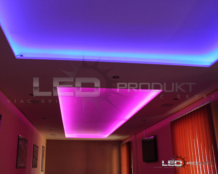 LED pásik SMD3528 60LED/m fialová IP65