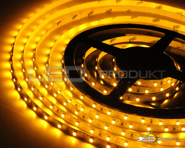 LED pásik SMD3528 60LED/m žltý IP20