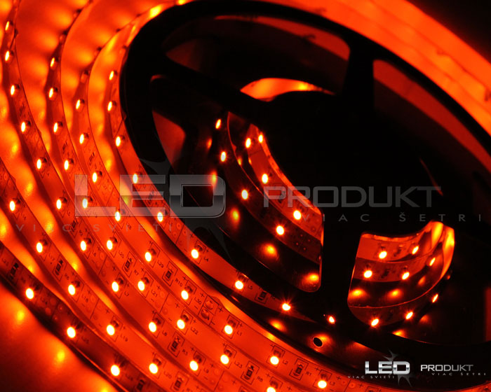 LED pásik SMD3528 60LED/m oranžový IP20