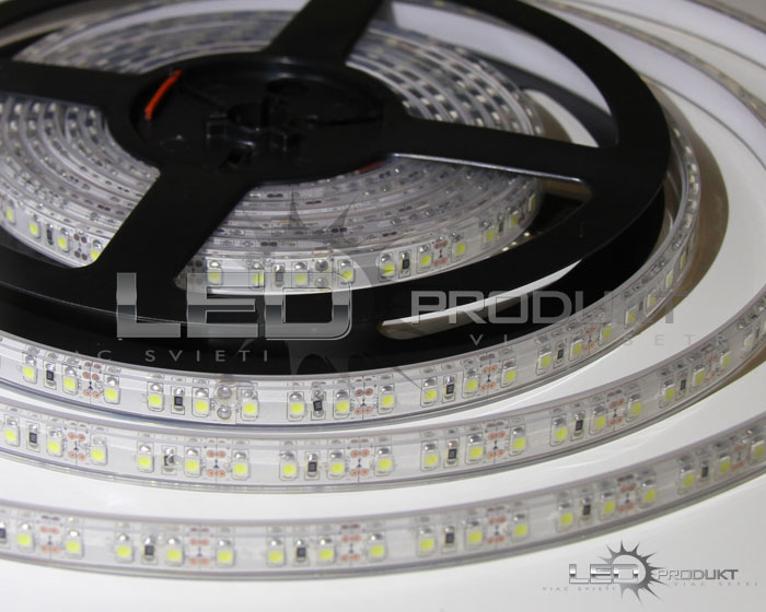 LED pásik SMD3528 120LED/m teplá biela IP68