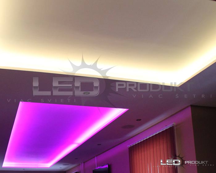 LED pásik SMD5050 60LED/m teplá biela IP65